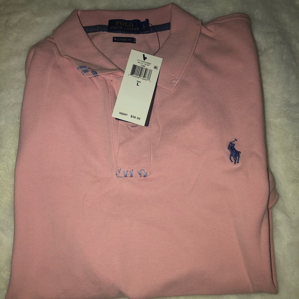 Pink Polo Ralph Lauren Shirt